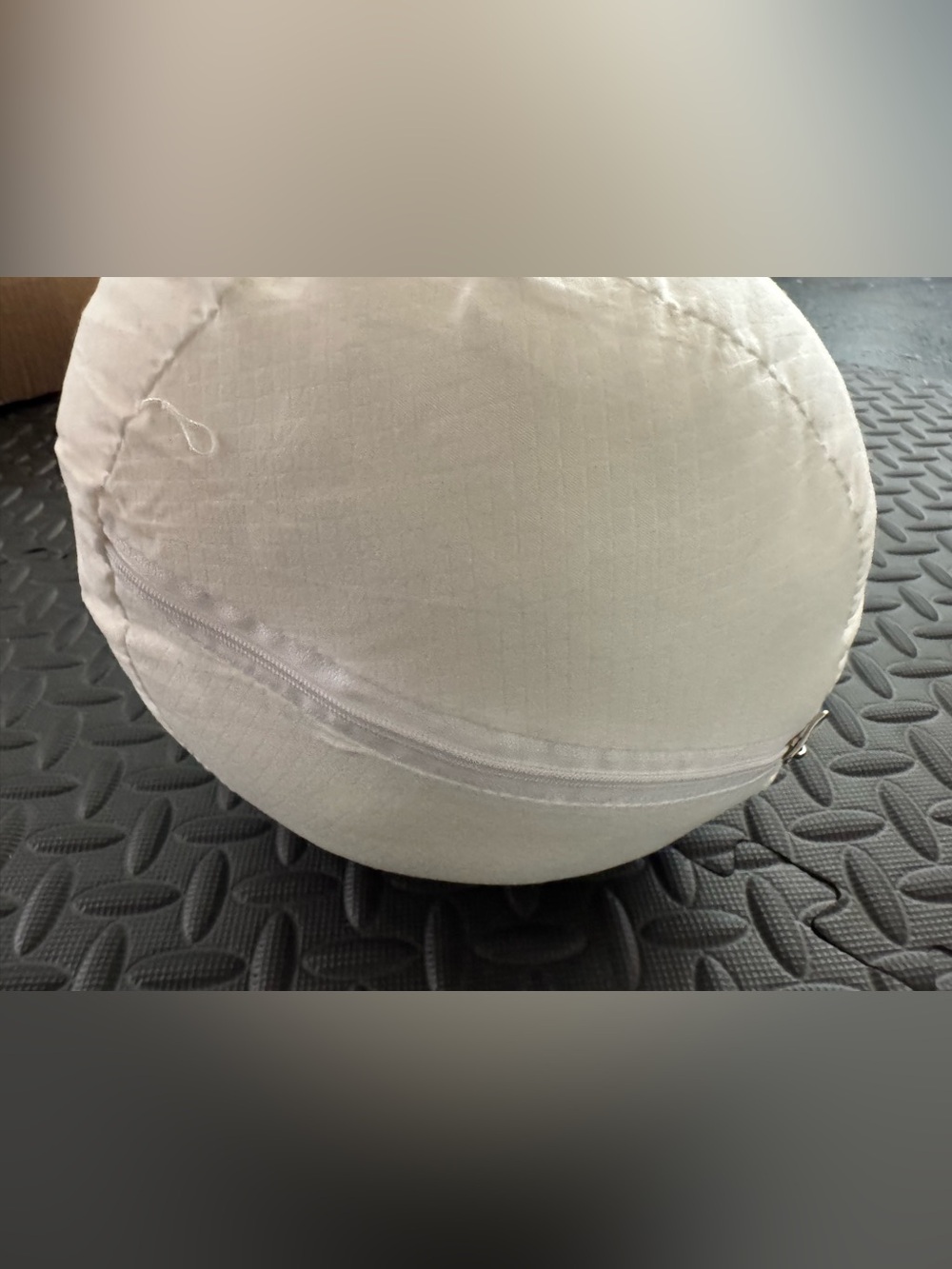 Gray Bolster Pillow Cover and White Pillow Set NWT - Picture 4 of 6